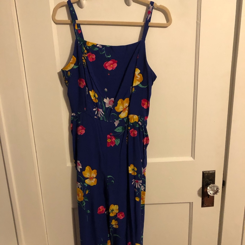 Oldnavy Floral Spaghetti Strap Jumpsuit